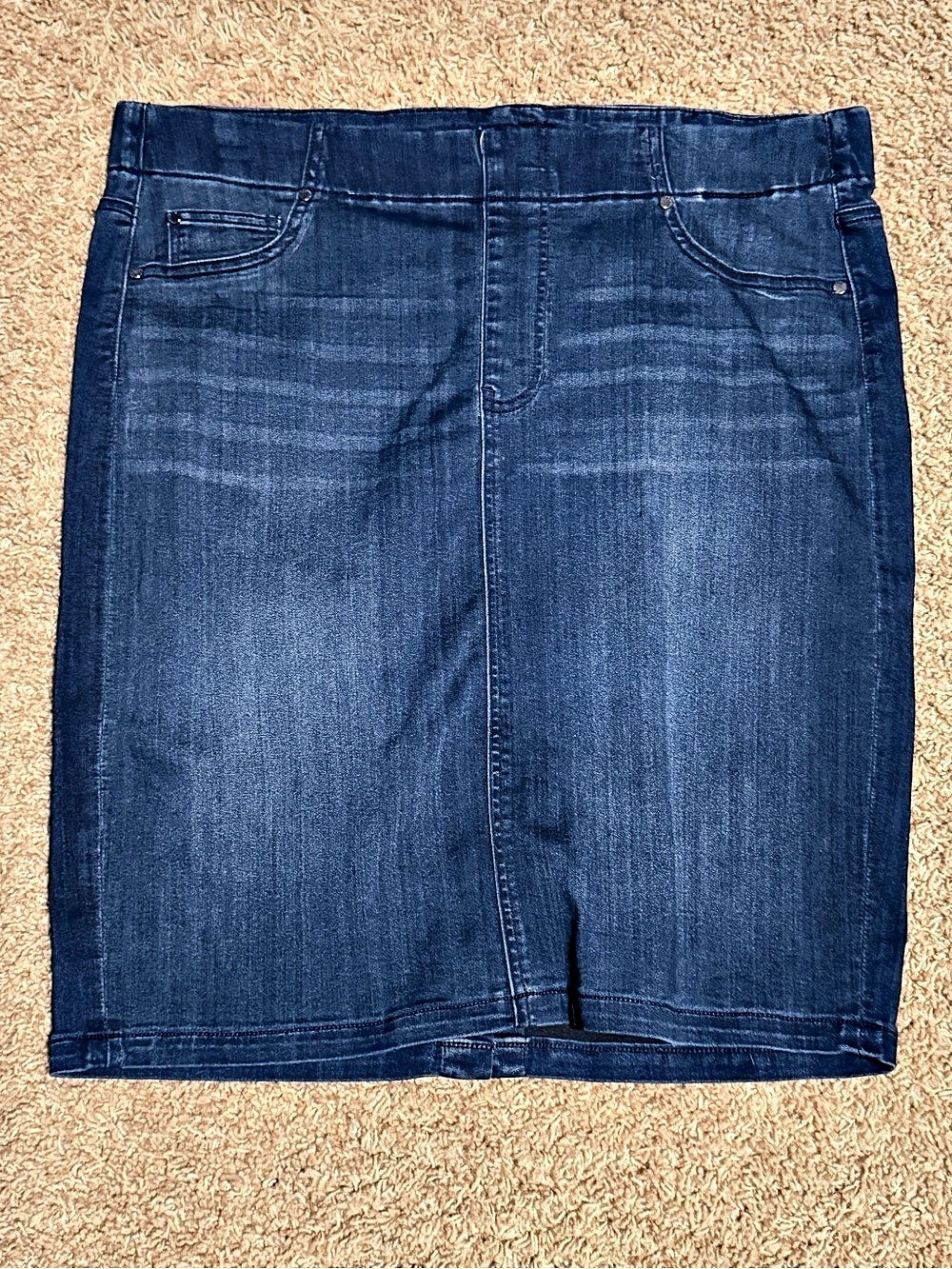 Liverpool Denim Pencil Skirt Blue Size 18W Like New